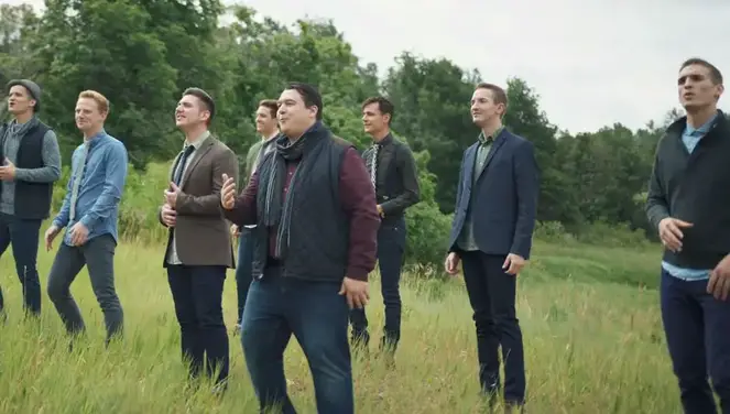 Group of men sing ‘You Raise Me Up’ in the mountains—Their performance is unforgettable