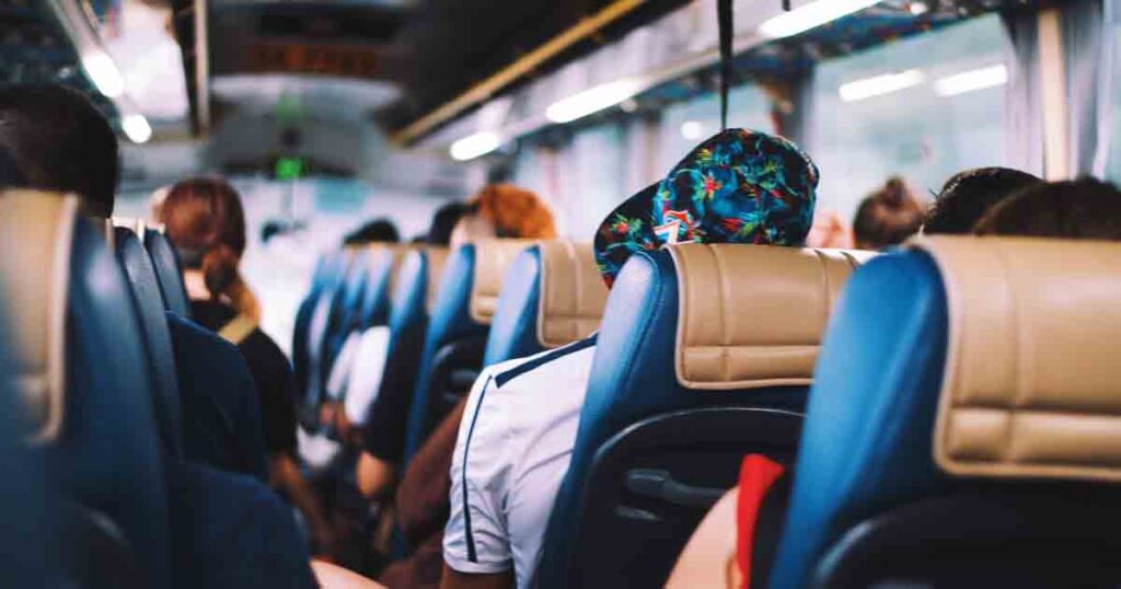 Two teens mock an elderly woman on the bus – until a homeless man’s voice stops them