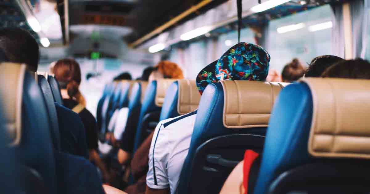Two teens mock an elderly woman on the bus – until a homeless man’s voice stops them
