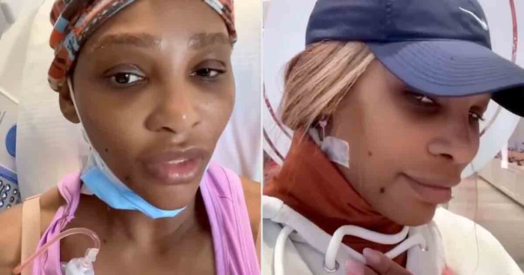 Serena Williams recovering after doctors remove grapefruit-sized cyst from her neck