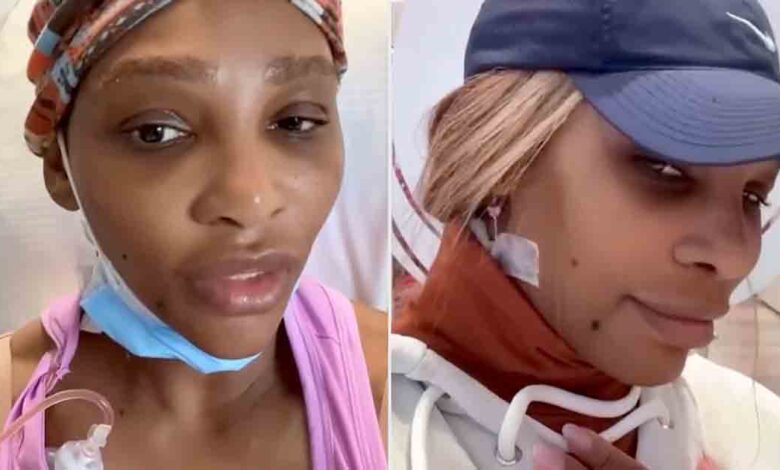 Serena Williams recovering after doctors remove grapefruit-sized cyst from her neck