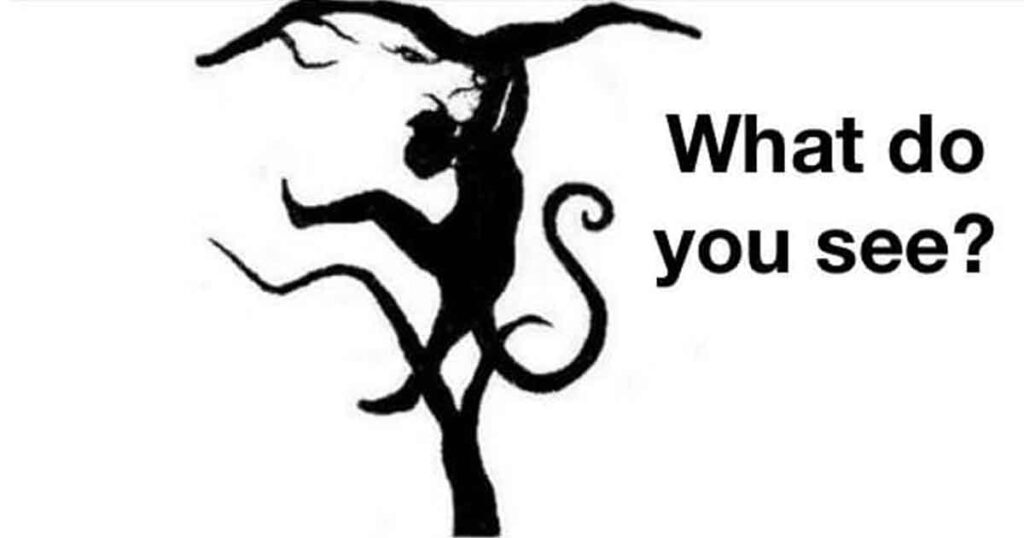 What you see first in this picture reveals something interesting about your personality