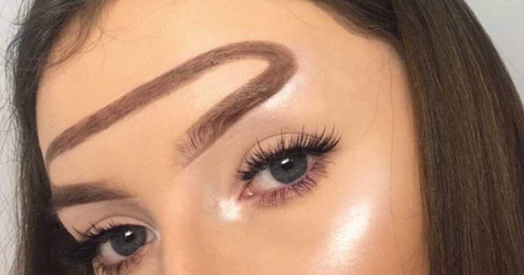 New beauty trend – halo brows are fun and loopy