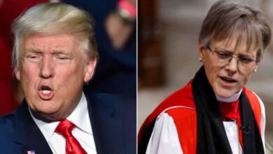 Trump reacts to bishop’s confronting prayer during his inauguration