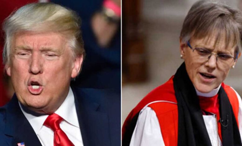 Trump reacts to bishop’s confronting prayer during his inauguration