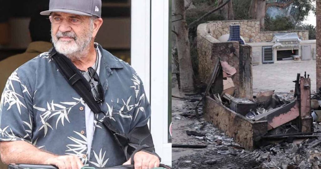 Mel Gibson’s Malibu mansion destroyed by fire – heartbreaking photos revealed