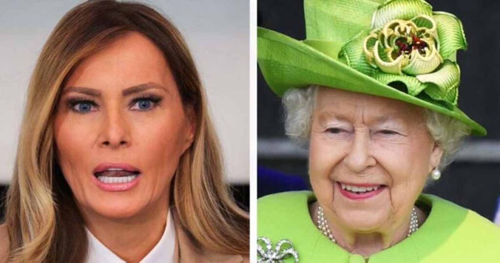 Queen Elizabeth II reportedly “impersonated” Melania Trump in private moments