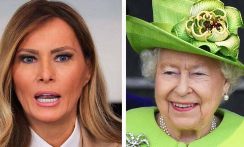 Queen Elizabeth II reportedly “impersonated” Melania Trump in private moments