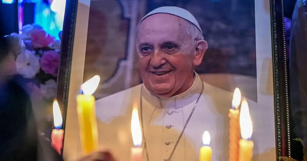 First photos of Pope Francis in his coffin show powerful message — and one humble detail stands out