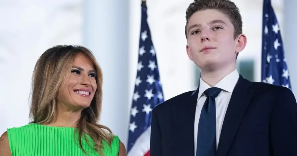 Melania Trump shuts down false claims about Barron