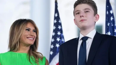 Melania Trump shuts down false claims about Barron