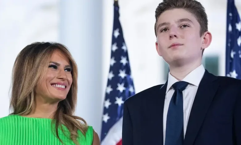 Melania Trump shuts down false claims about Barron