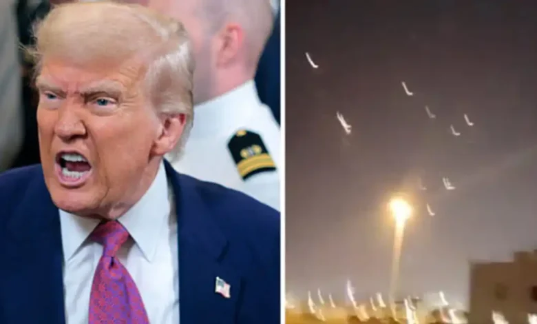 Iran fires missiles at major US military base in Qatar