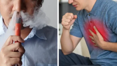 Man hospitalized after collapsed lung issues warning about vaping risks