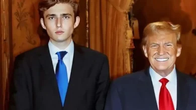 Barron Trump sparks buzz after viral side-by-side photo with young Donald Trump