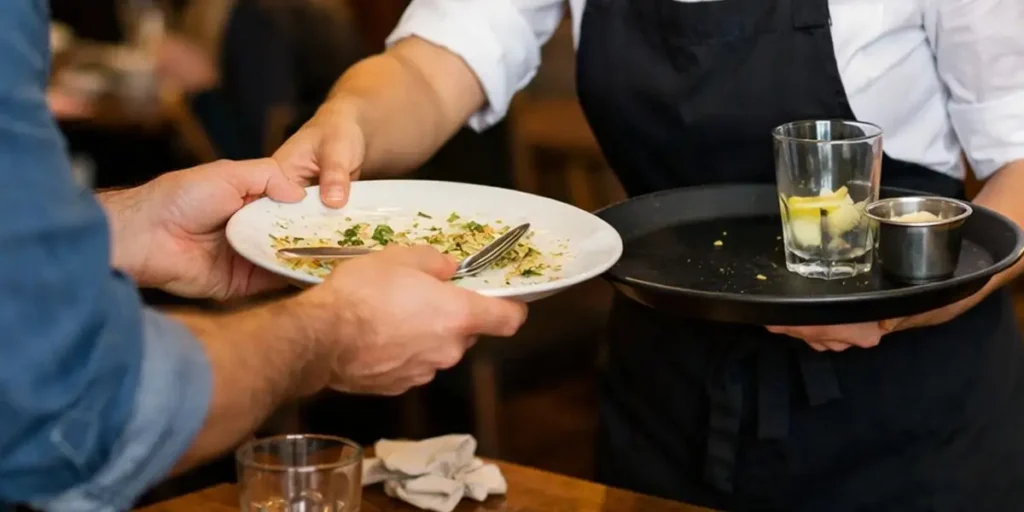 What it really means when someone helps waiters at a restaurant